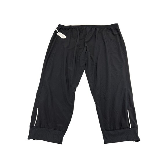 Stylus Womens 3X Mid Rise Jogger Black 4 Way Stretch Feather Weight Quick Dri - Picture 3 of 9